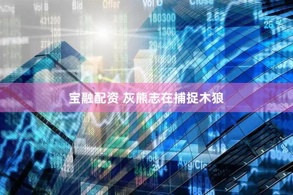 宝融配资 灰熊志在捕捉木狼