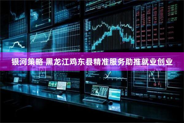 银河策略 黑龙江鸡东县精准服务助推就业创业